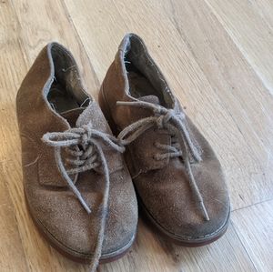 Boys Suede lace up shoes